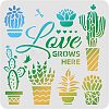 Plastic Reusable Drawing Painting Stencils Templates DIY-WH0172-461-1
