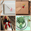Flower Theme DIY Scrapbooking Stamps DIY-HS0001-89-6