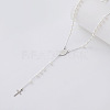 Vintage Imitation Pearl Rosary Bead Necklaces DK4661-2-1