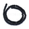Synthetic Black Stone Beads Strands G-E507-24A-2