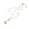 Natural Baroque Pearl Pendant Necklaces NJEW-JN03599-02-2