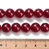 Lab Grown Red Corundum Beads Strands G-L634-B03-10mm-5