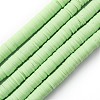 Handmade Polymer Clay Beads Strands CLAY-R089-8mm-Q080-1