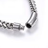 304 Stainless Steel Wheat Chain Necklaces NJEW-H493-16P-3
