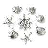 60Pcs 5 Styles Stainless Steel Charms STAS-FS0001-46-6