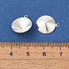 Ion Plating(IP) 304 Stainless Steel Pendant Pointed Back Rhinestone Settings STAS-U025-05B-S-3