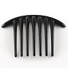 Hair Accessories Plastic Hair Comb Findings OHAR-S185-07-1