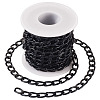 Oval Oxidation Aluminum Curb Chains CHA-TA0001-13-3