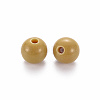 Opaque Acrylic Beads X-MACR-S370-C8mm-29-2
