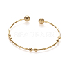 201 Stainless Steel Cuff Bangles BJEW-E364-BG14-1