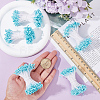 Cotton with Gypsum Artificial Flower Core for Hairpin Accessories DIY-WH20001-21B-3