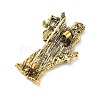 Lady Justice Alloy Brooch JEWB-K039-08AG-2