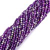 Transparent Glass Beads Strands EGLA-N028-01A-A03-2