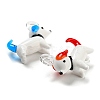 Handmade Lampwork Puppy Pendants X-LAMP-X262-M-3