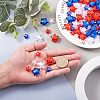 450Pcs 6 Style Transparent Acrylic Beads TACR-CD0001-05-4