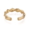 Brass Cuff Rings RJEW-Z003-11G-3