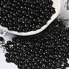 6/0 Opaque Baking Paint Glass Seed Beads SEED-M012-02A-12-1
