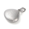 Non-Tarnish 304 Stainless Steel Pendants STAS-R229-20P-2