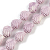 Synthetic Coral Dyed Carved Beads Strands SHEL-D001-B01-1