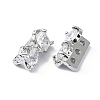 Brass Pave Cubic Zirconia Multi-Strand Links FIND-Z029-12H-2