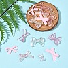 70Pcs 7 Styles Opaque & Transparent Acrylic Beads MACR-FS0002-14-8