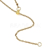 Adjustable 304 Stainless Steel Mixed Chain Lariat Necklace Making AJEW-JB01636-2