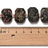 Natural Snowflake Obsidian Beads Strands G-H078-B22-01-5