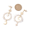 Vintage Natural Mixed Stone Ear Studs EJEW-JE05806-5