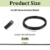 90M Round Plastic Rattan Cord OCOR-WH0077-134B-2