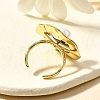 Brass Cuff Rings for Women RJEW-Q008-06G-5