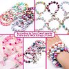 Rainbow ABS Plastic Imitation Pearl Beads OACR-YW0001-79-4