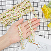 Flower Polyester Trim Ribbon OCOR-GF0001-17E-3