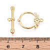 Brass Toggle Clasps KK-T077-01G-4