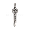Tibetan Style Alloy Big Pendants FIND-Z053-03AS-07-1