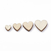 Undyed Natural Wood Beads WOOD-N002-04-2