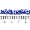 Handmade Millefiori Lampwork Beads Strands LAMP-G164-01B-4