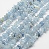 Natural Dyed Aquamarine Beads Strands G-F328-32-1
