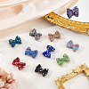 10Pcs 10 Colors Handmade Rhinestone Clay Pave Beads CLAY-PA0001-37-4