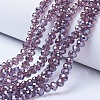 Electroplate Glass Beads Strands EGLA-A034-T2mm-A05-1