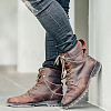 Iron Shoe Decoration Double Strand Paperclip & Cable Chain FIND-PH01455-7