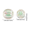 60Pcs 6 Colors Transparent Clear Acrylic Beads OACR-CJ0001-15-2