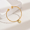 Stainless Steel Charm Bangles DX7193-3