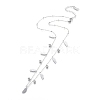 304 Stainless Steel Pendant Necklaces NJEW-K120-06P-2