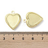 Rack Plating Brass Locket Pendants KK-G489-03G-4