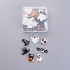 Halloween Theme Resin Cabochons CRES-X0010-08-4