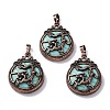 Natural & Synthetic Mixed Gemstone Pendants G-A241-02R-2