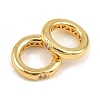 Brass Micro Pave Clear Cubic Zirconia European Beads KK-CBA78C7-07G-2
