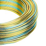 Round Aluminum Wire, Bendable Metal Craft Wire, for Beading Jewelry Craft  Making, Goldenrod, 17 Gauge, 1.2mm, 10m/roll(32.8 Feet/roll)