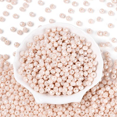 Opaque Colours Glass Seed Beads SEED-N007-34B-1