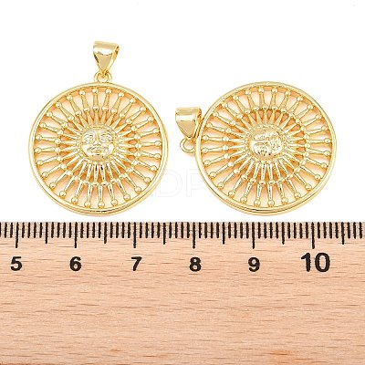 Brass Pendants KK-D232-17G-03-1